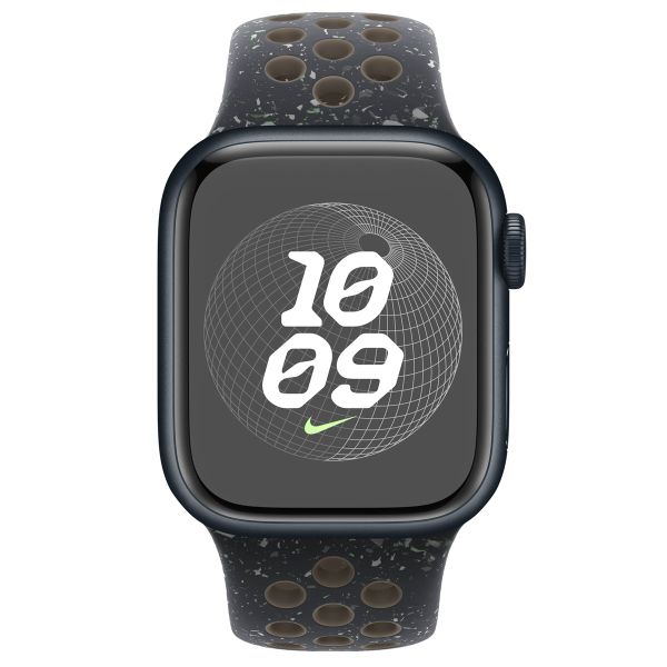 Apple Nike Sport Band Apple Watch Series 1 t/m 9 / SE (38/40/41 mm) | Series 10 / 11 (42 mm) - Maat M/L - Midnight Sky