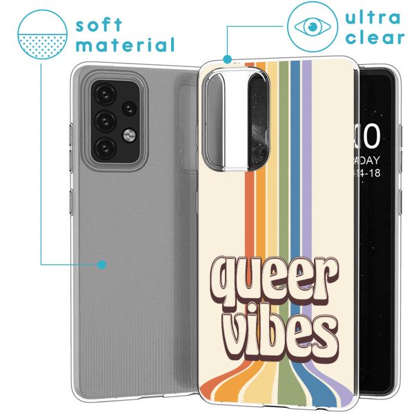 imoshion Design hoesje Samsung Galaxy A52(s) (5G/4G) - Rainbow Queer vibes