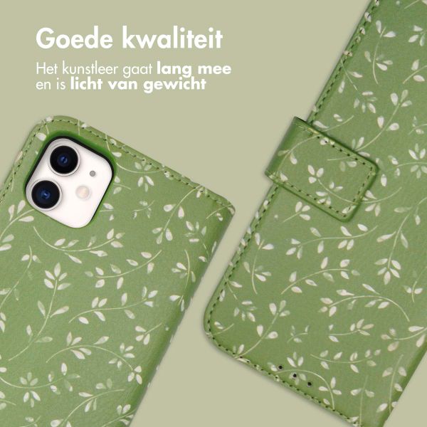 imoshion Design Bookcase Apple iPhone 11 - Green Flowers