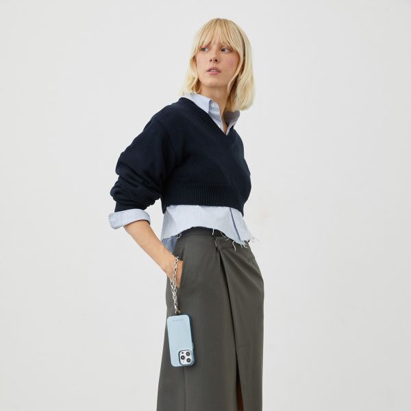 iDeal of Sweden Mirror Case Apple iPhone 11 / Xr - Sky Blue