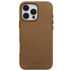 Accezz Vintage Leather Magsafe Backcover Apple iPhone 16 Pro Max - Tabacco Cognac