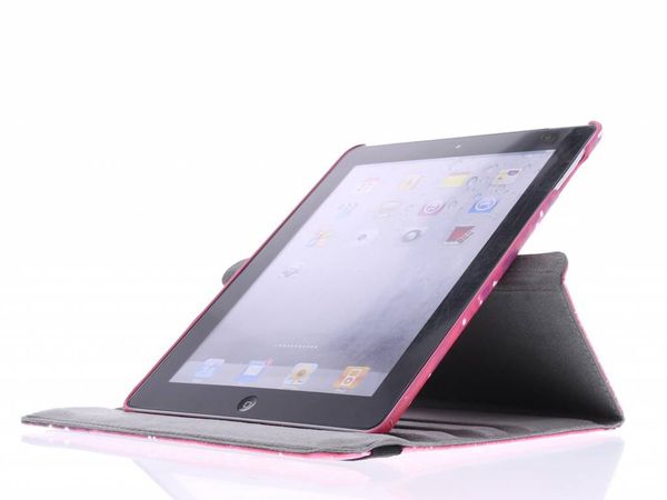 360° Draaibare Design Bookcase iPad 4 (2012) 9.7 inch / 3 (2012) 9.7 inch / 2 (2011) 9.7 inch