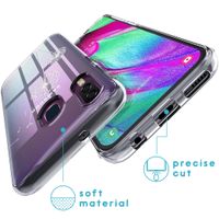 imoshion Design hoesje Samsung Galaxy A40 - Paardenbloem - Wit