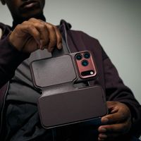 Decoded 2 in 1 Leather Detachable Wallet MagSafe Apple iPhone 17 - Zwart