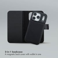 Selencia Olyn Detachable Bookcase with MagSafe Apple iPhone 17 Pro - Black