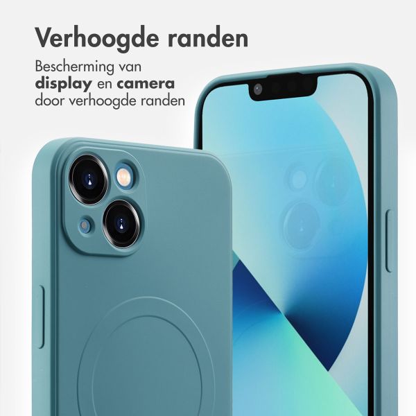 imoshion Color Backcover met MagSafe Apple iPhone 13 - Smoke Green