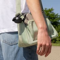 imoshion Uittrekbare Kabel met Karabijnhaak en Telefoonpad - Anti-diefstal Telefoonkoord - Zwart