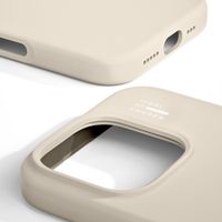 iDeal of Sweden Silicone Case met MagSafe Apple iPhone 16 Pro - Cloud Dancer