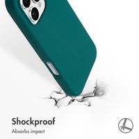 Accezz Liquid Silicone Back Cover with MagSafe Apple iPhone 16 Pro Max - Forest Green