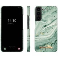 iDeal of Sweden Fashion Backcover Samsung Galaxy S22 Plus - Mint Swirl Marble