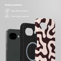 Selencia Vivid Back Cover with MagSafe Google Pixel 10a - Art Wave Black