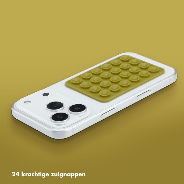 Selencia 2-Pack Telefoonhouder Zuignap - Olive Dust