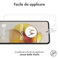 imoshion Screenprotector Folie 3 pack Motorola Moto G73