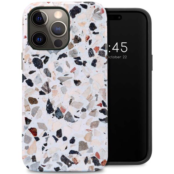 Selencia Vivid Tough Backcover iPhone 14 Pro Max - Chic Terazzo