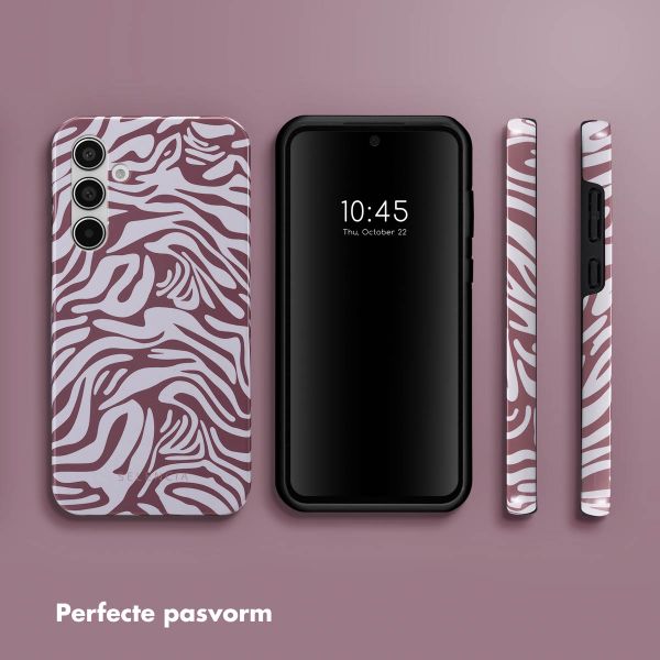 Selencia Vivid Backcover Samsung Galaxy A55 - Trippy Swirl Dark Rose