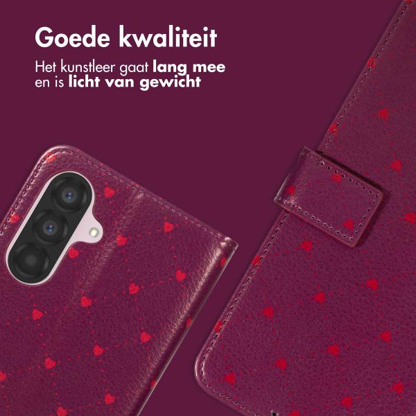 imoshion Design Bookcase Samsung Galaxy A26 - Crush Check Coral Dust