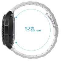 imoshion Stalen bandje Samsung Galaxy Watch 4 / 5 / 6 / 7 / FE (20 mm) - Zilver