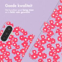 imoshion Design Bookcase Samsung Galaxy A56 - Dusty Rose Blossoms