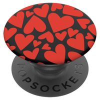 PopSockets iMoshion PopGrip - Red Hearts - Black