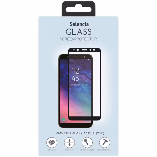 Selencia Gehard glas screenprotector Samsung Galaxy A6 Plus (2018)