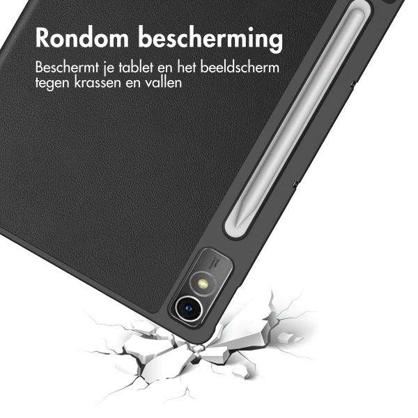 imoshion Trifold Bookcase Lenovo Tab P12 - Zwart