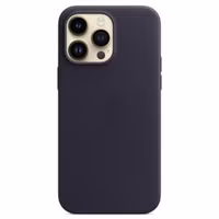 Apple Leather Backcover MagSafe Apple iPhone 14 Pro Max - Ink