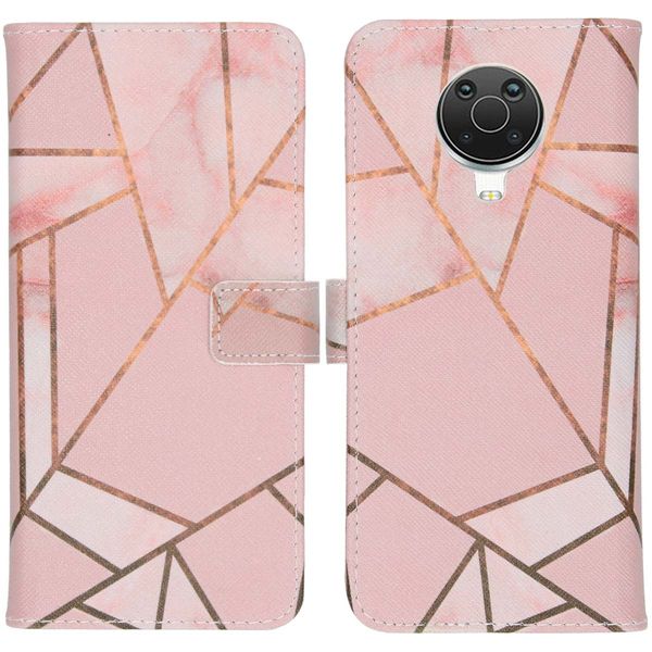 imoshion Design Softcase Bookcase Nokia G10 / G20 - Pink Graphic