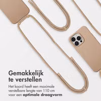 imoshion Color Backcover met afneembaar koord MagSafe Apple iPhone 14 Pro Max - Nude