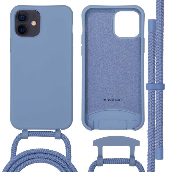 imoshion Color Backcover met afneembaar koord MagSafe iPhone 12 (Pro) - Ash Blue