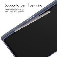 imoshion Trifold Hardcase Bookcase Samsung Galaxy Tab S9 11.0 inch - Paars