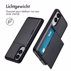 imoshion Backcover met pasjeshouder Samsung Galaxy S25 Edge - Zwart