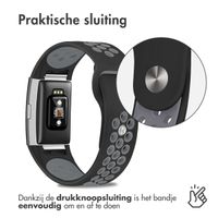 imoshion Siliconen sport bandje Fitbit Charge 2 - Zwart / Grijs