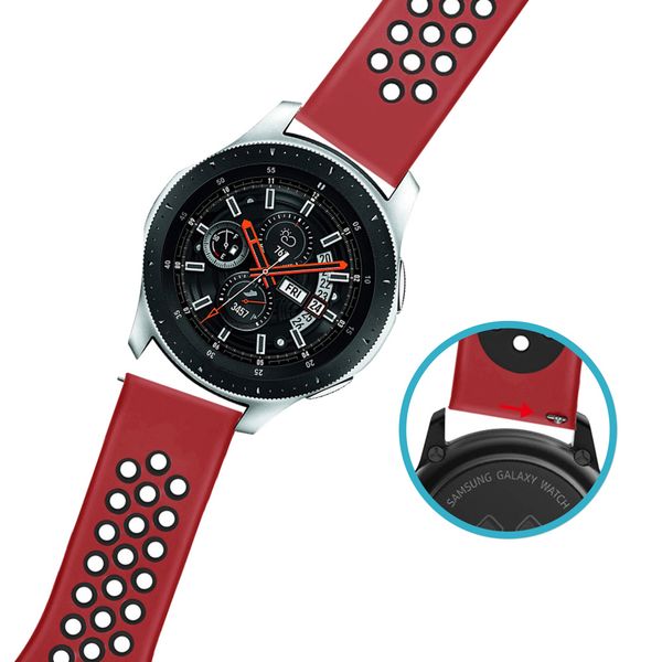 imoshion Siliconen sport bandje Galaxy Watch 46 / Gear S3 Frontier / Watch 3 45