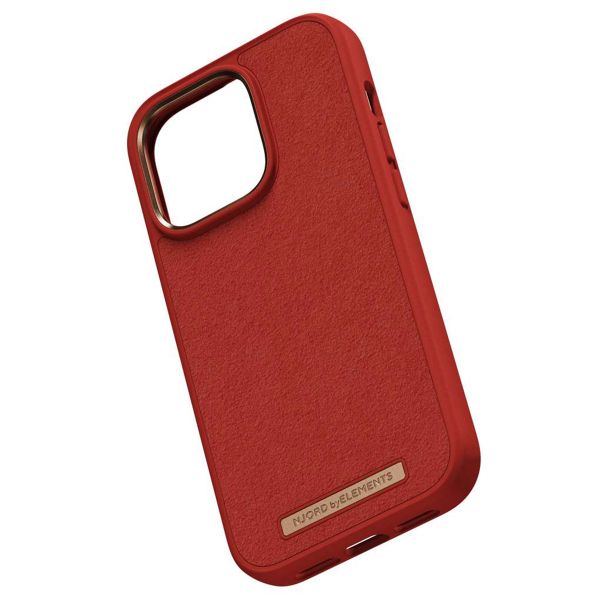 Njorð Collections Suède Comfort+ Case iPhone 14 Pro - Burnt Orange