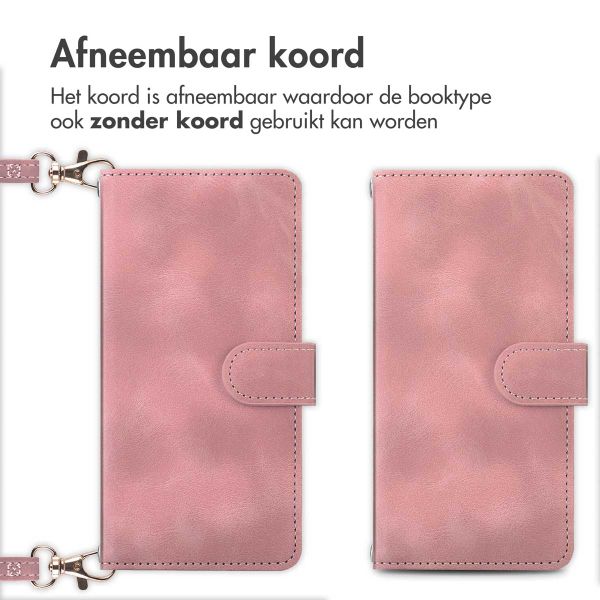 imoshion Bookcase met koord iPhone 14 - Roze