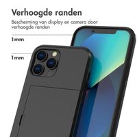 imoshion Backcover met pasjeshouder iPhone 13 Pro - Zwart