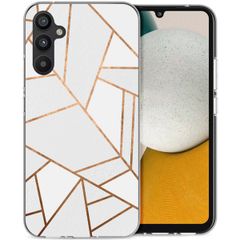 imoshion Design hoesje Samsung Galaxy A34 (5G) - Grafisch Koper / Wit