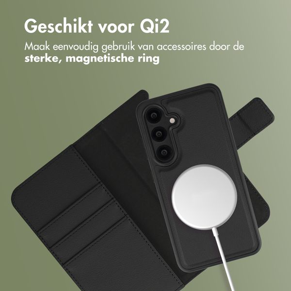 imoshion Uitneembare 2-in-1 Luxe Bookcase Samsung Galaxy S25 - Zwart