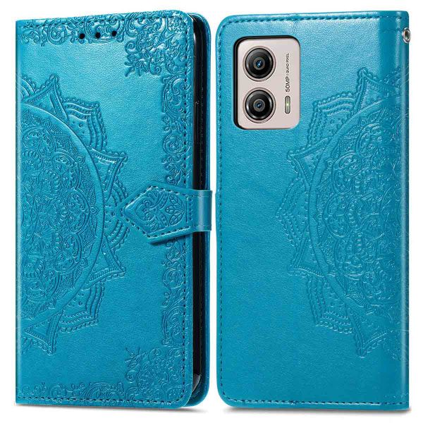 imoshion Mandala Bookcase Motorola Moto G53 - Turquoise