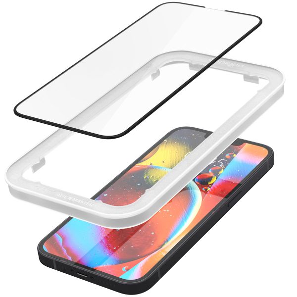 Spigen AlignMaster Full Screenprotector 2 Pack Apple iPhone 13 / 13 Pro - Zwart