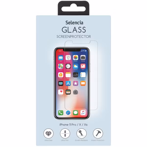 Selencia Gehard Glas Screenprotector iPhone 11 Pro / Xs / X