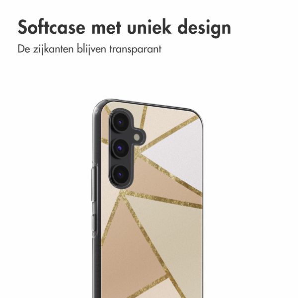 imoshion  Design hoesje Samsung Galaxy A54 - Graphic Beige