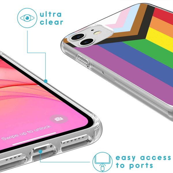 imoshion Design hoesje iPhone 11 - Rainbow flag