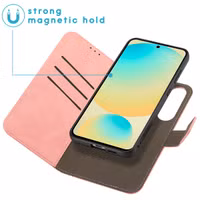 imoshion Uitneembare 2-in-1 Luxe Bookcase Samsung Galaxy S24 FE - Roze