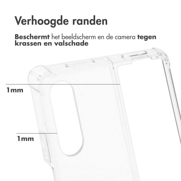 Accezz Clear Backcover Samsung Galaxy Z Fold 4 - Transparant