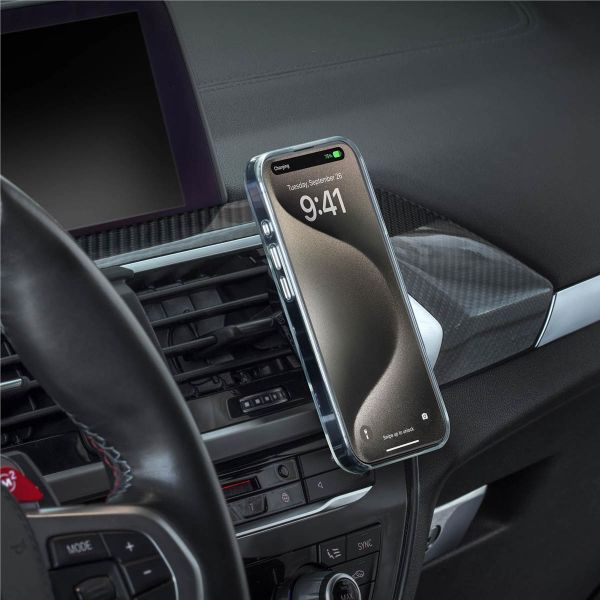 Scosche Magic Mount PRO (Gen 6) Draadloze MagSafe Autolader - Dashboard / Ventilatierooster - Zwart