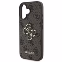 Guess 4G Metal Logo Backcover Apple iPhone 16 - Bruin