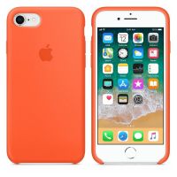 Apple Silicone Backcover Apple iPhone SE (2022 / 2020) / 8 / 7 - Spicy Orange