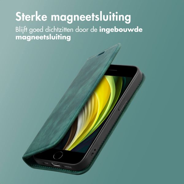 imoshion Slim Bookcase Apple iPhone SE (2022 / 2020) / 8 / 7 / 6(s) - Groen