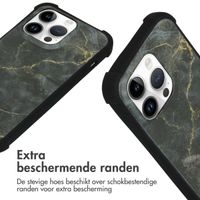 imoshion Design hoesje met koord Apple iPhone 14 Pro - Black Marble
